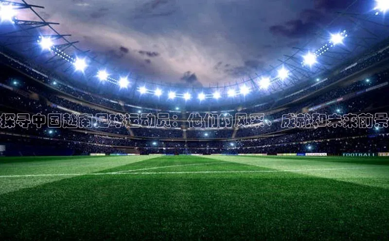 辉达注册官网入口百度集团探寻中国越南足球运动员：他们的风采、成就和未来前景